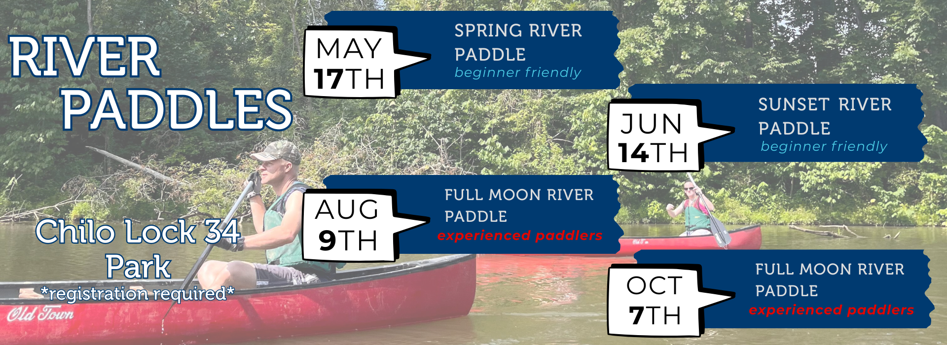 Join us for a guided paddle along the Ohio River!